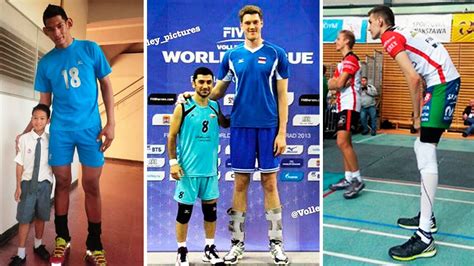 TOP The Tallest Volleyball Players In The World YouTube