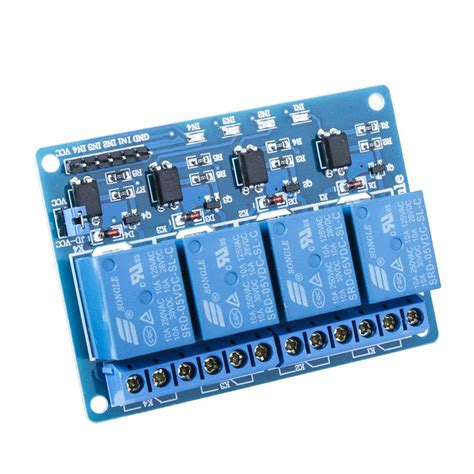 5v 4 Channel Relay Module Zbotic