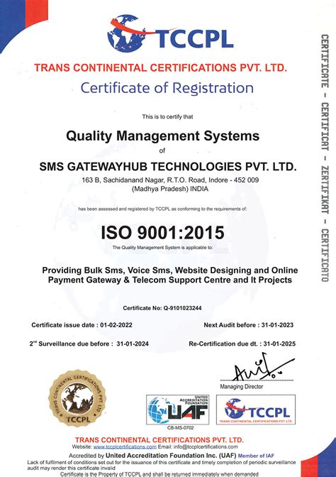 Iso 90012015 Certified Bulk Sms Service Provider In India