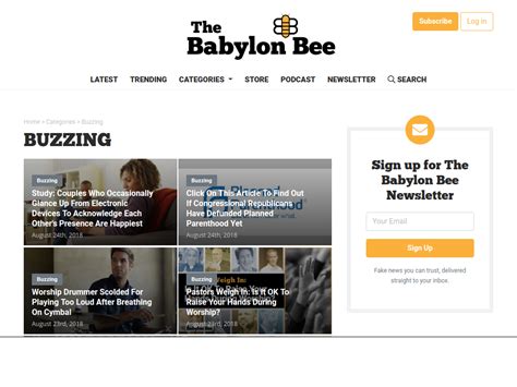 The Babylon Bee Your Trusted Source For Christian News Satire