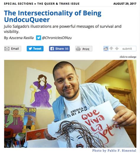 Press Julio Salgado Activist Lecturer Queer