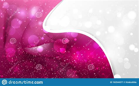 Hot Pink Wave Business Background Design Stock Vector Illustration Of