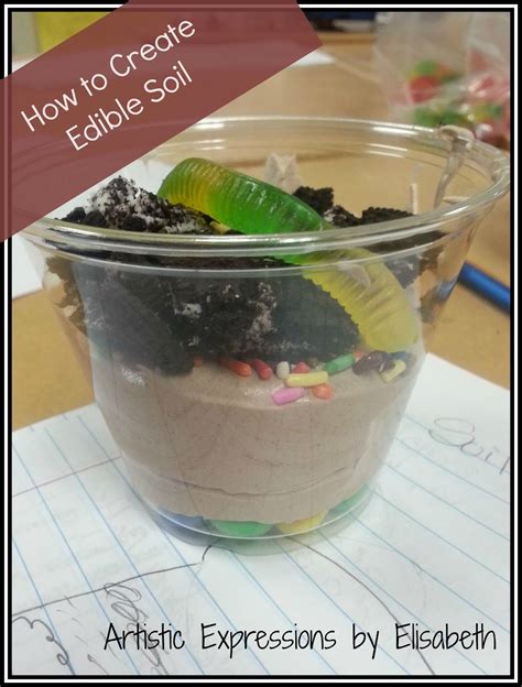 Artistic Expressions By Elisabeth How To Create An Edible Soil Profile