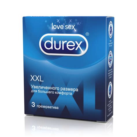 Durex Xxl №3 Презервативы увеличенного размера