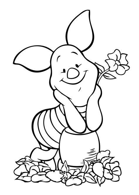 Piglet Printable Coloring Pages