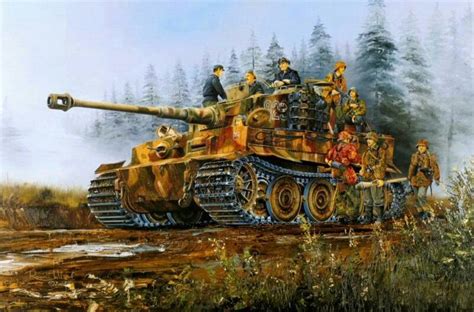 Pin By Bubba Steve On Panzer VI Tiger Military Paintings Military