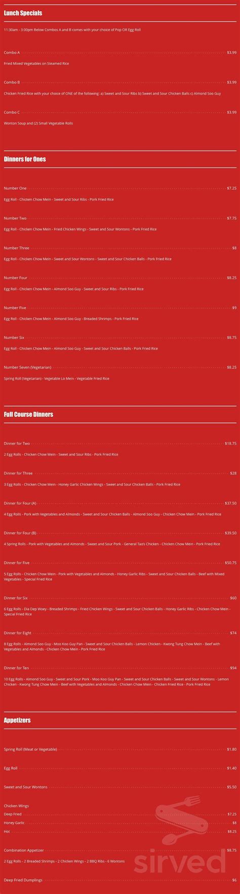 Canton chinesse food is a new listing on food pages, updated on october 26, 2020. Nanking Restaurant menu in Brantford, Ontario, Canada