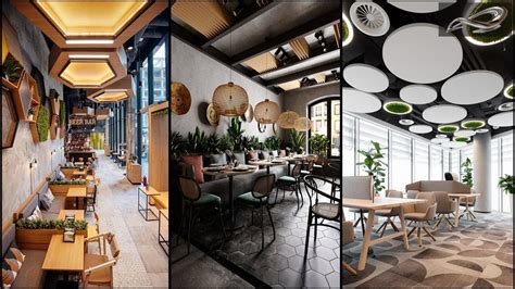 Modern Restaurant Ceiling Design Idea Small Restaurant Pop