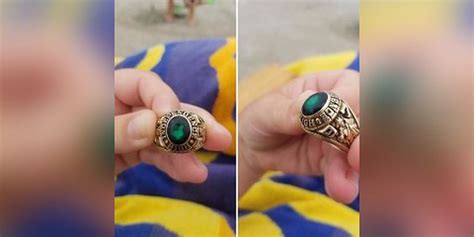 1997 High School Class Ring Found After It Was Lost At Nc Beach