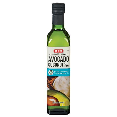 H E B Select Ingredients Avocado Coconut Oil Blend Shop Oils At H E B