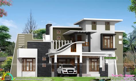 Contemporary Mix Modern Home Kerala Home Design And