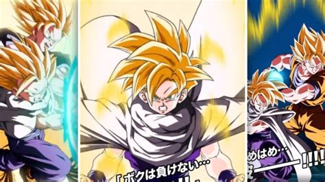 Lr Ssj Goku And Gohan Active Skill And Super Attack Animations Dbz