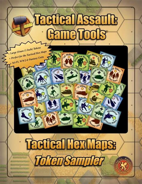 Tactical Hex Map Token Sampler Tactical Assault Games Tactical