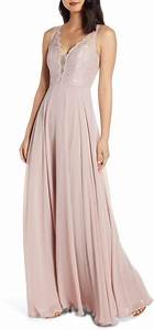 Hayley Occasions Lace Bodice Chiffon Evening Dress Nordstrom