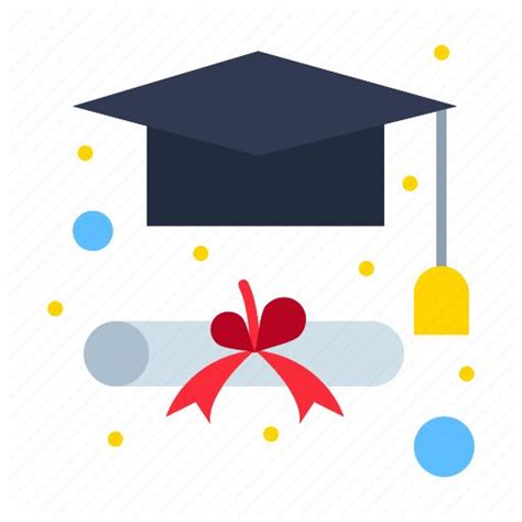 Cap Degree Graduation Icon Download On Iconfinder School Icon