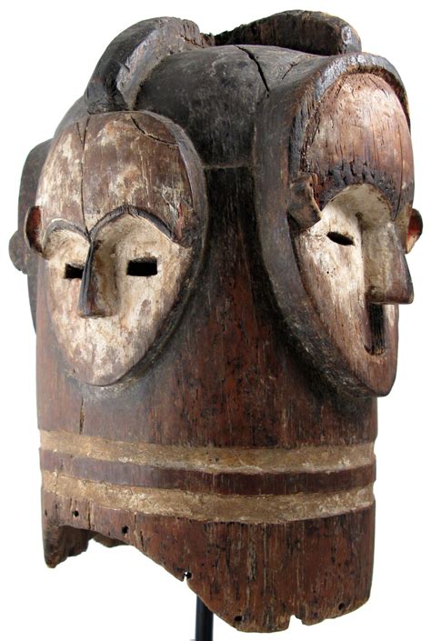 Four Faced Helmet Mask Of The Fang People Gabon Photo Credit Ann