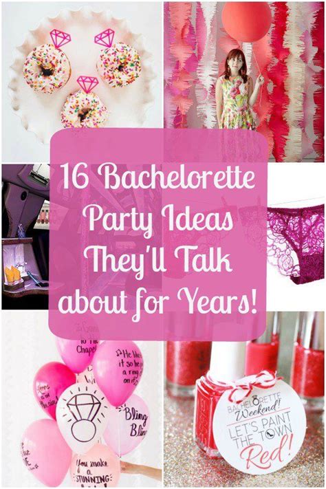 16 Bachelorette Party Ideas They Ll Talk About For Years Bridal Bachelorette Party Awesome