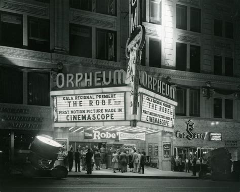 orpheum theatre portland october 8th 1953 photo art collection pa 181813 or ad club box