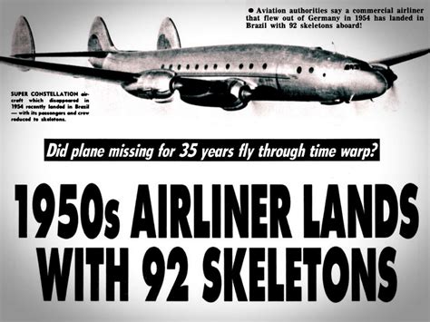 The Missing 1954 Flight 513 The Plane That Lands After 35 Years With