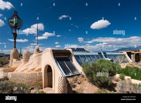 Environmentally Friendly Solar Powered Earthship Home Near Taos New