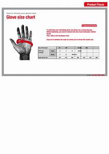 Glove Size Chart Printable Pdf Download