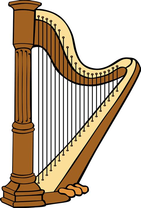 Harp Instrument Music Free Vector Graphic On Pixabay