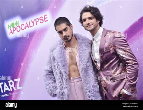 L R Avan Jogia And Tyler Posey At The Now Apocalypse Los Angeles