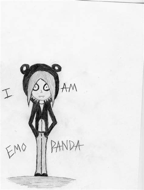 Emo Panda 2 By Kyle Bo G On Deviantart