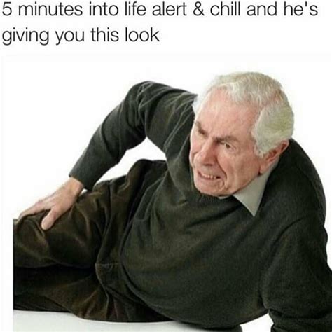 Pin By Assisted Living On Funny Old People Memes Life Alert Funny
