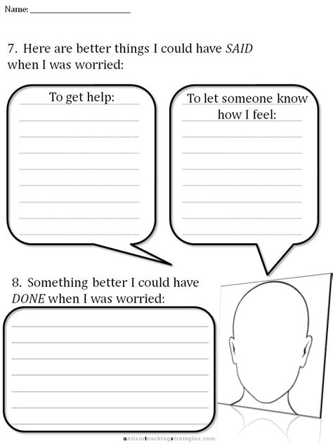 Cbt Childrens Emotion Worksheet Series 7 Worksheets For Dealing With