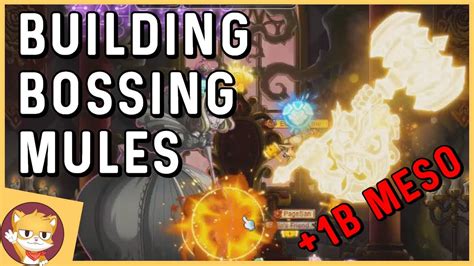 How To Build A Bossing Mule Maplestory Reboot Youtube