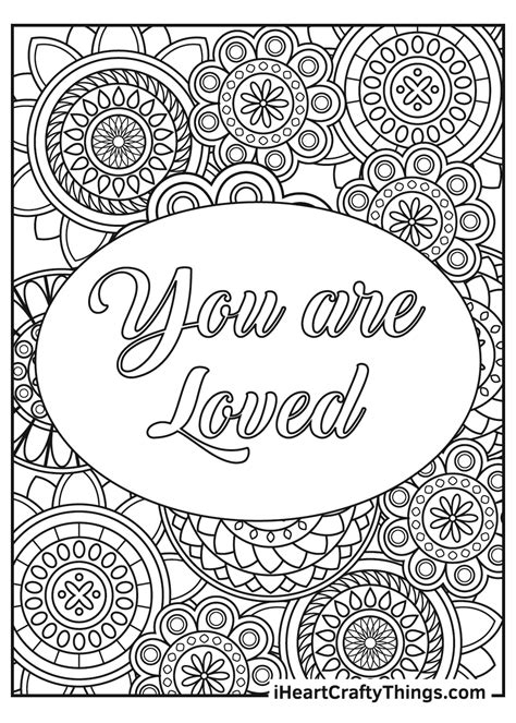 Stress Relief Coloring Pages Updated 2021