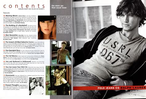 Movieline Magazine February March 2002 10th Annual Sex Issue