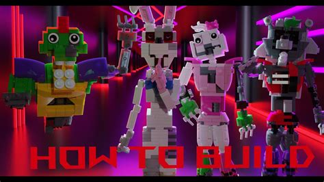 How To Build All Lego Shattered Animatronics And Vanny From Fnaf