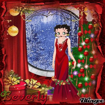 Betty Boop Christmas Picture Blingee Com