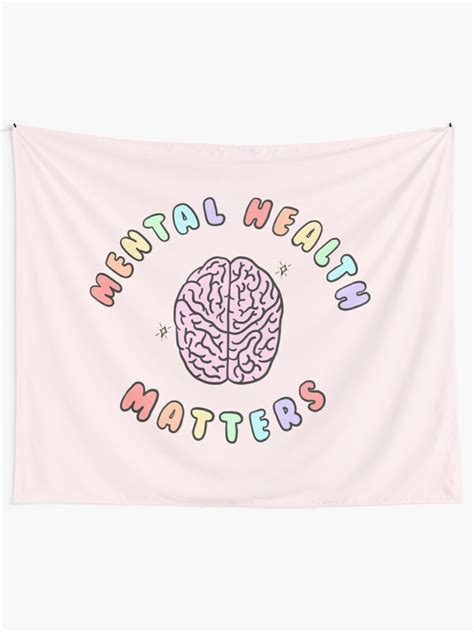 Mental Health Matters Tapestry For Sale By Crystaldraws Redbubble