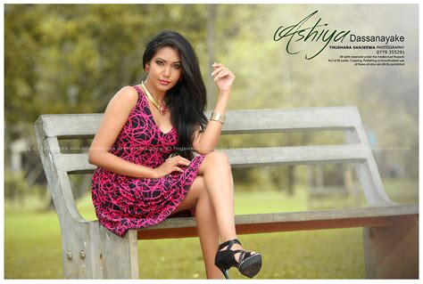 Ashiya Dassanayake Poses For A Portrait