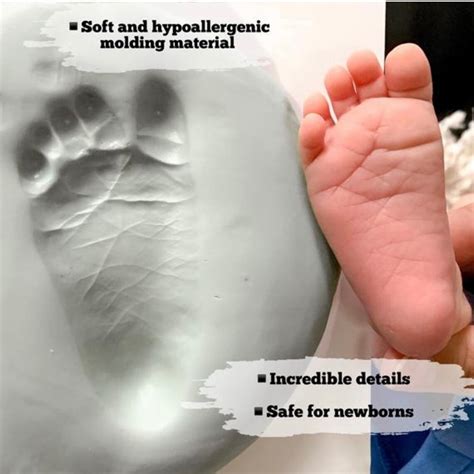 Baby Hand And Feet Casting Diy Casting Kit Footprint Baby Etsy