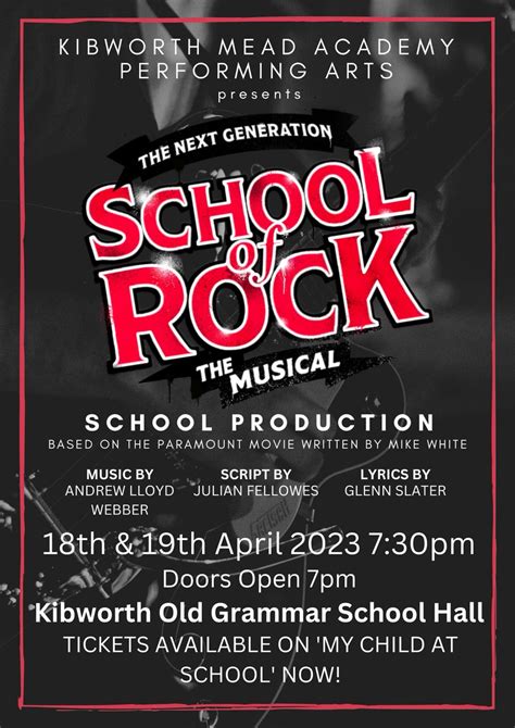 Kibworth Mead Academy On Twitter Tickets Selling Like Hot Cakes Get Them While You Can