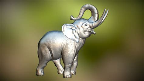 Elephant Stl 3d Model 3d Printable Cgtrader