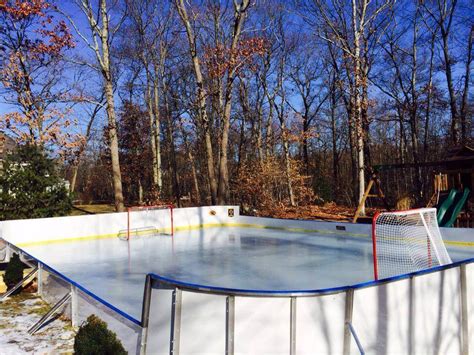 Ultimate 7 ply liners via backyardrink.com. Learn More About Hockey Rink Boards | D1 Backyard Rinks