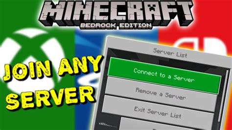 Minecraft Join Any Non Featured Bedrock Server Xboxps4switch