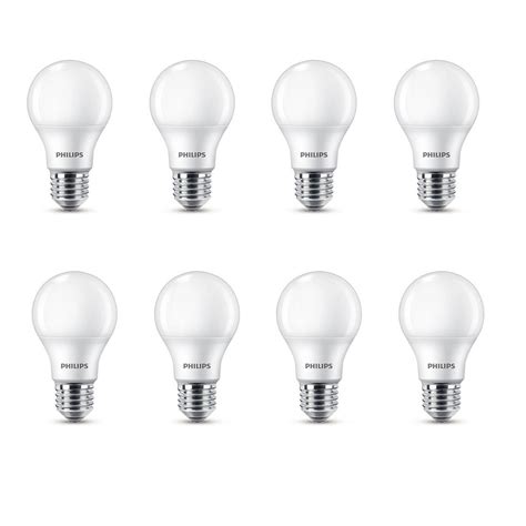 Philips 60w Equivalent Soft White 2700k A Line A19 Led Light Bulb