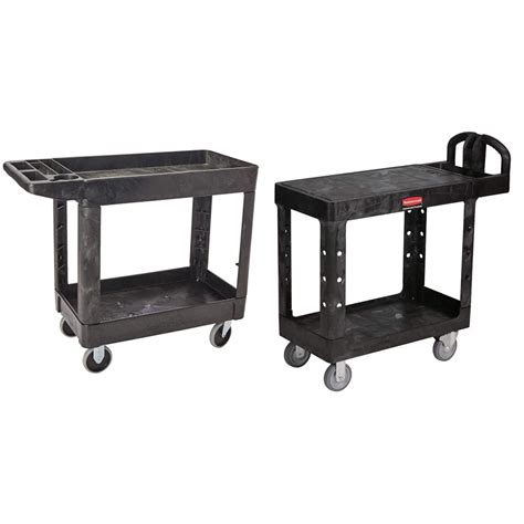 Rubbermaid Commercial Products 2 Shelf Utilityservice Cart Small
