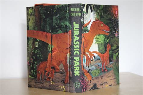 Jurassic Park Folio Society Illustrated Edition With Original
