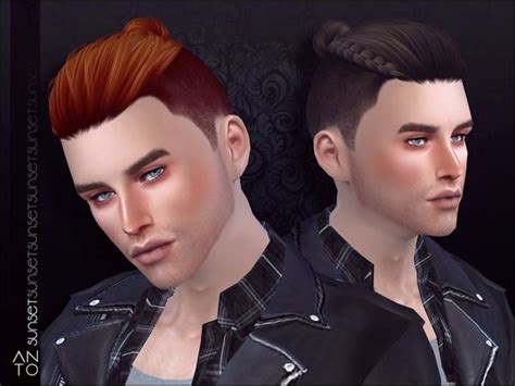 Sims 4 Cc Custom Content Mens Hairstyle The Sims Resource