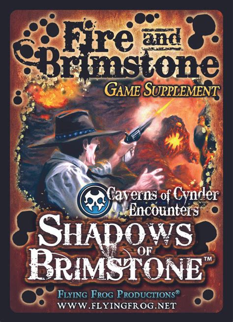 Shadows Of Brimstone Fire And Brimstone Supplement Flying Frog