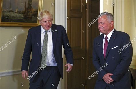 Britains Prime Minister Boris Johnson Leftm Editorial Stock Photo