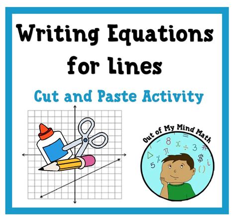 Writing Equations For Lines Writing Equations Equations Middle