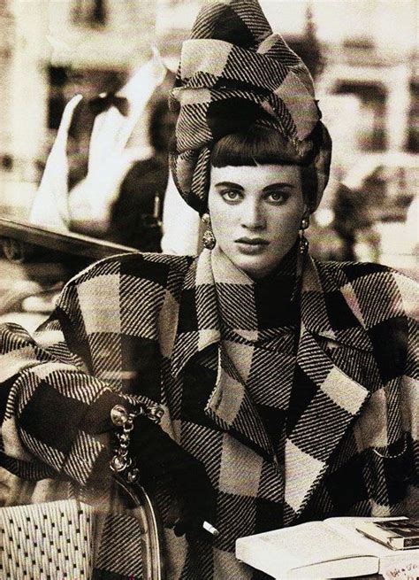Kristen Mcmenamy By Peter Lindbergh For Vogue Germany August 1985